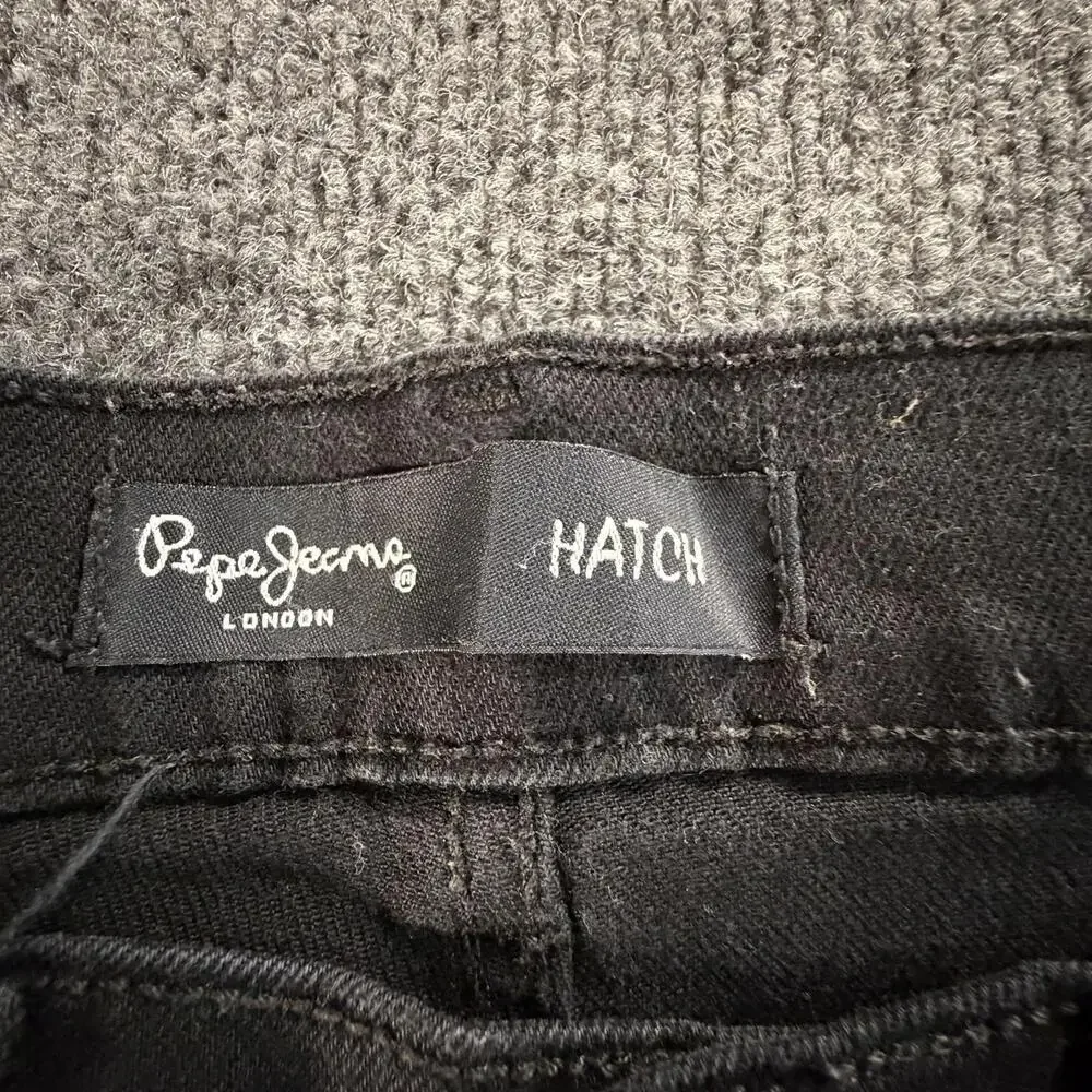 Pepe Jeans London Hatch Black Men's Jeans Waist 32‎ Inseam 34 #825